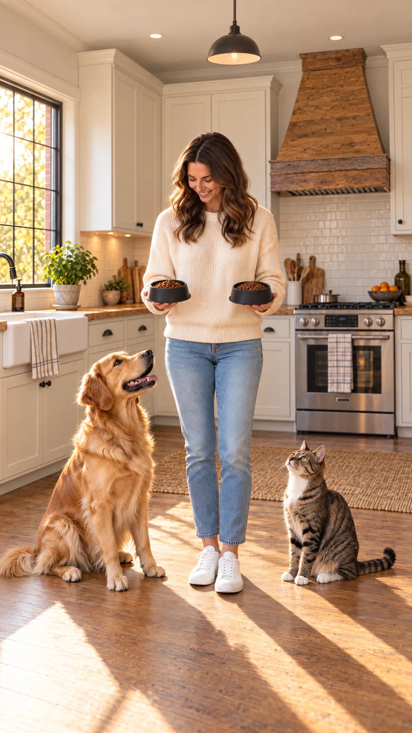 Hond en kat met Balloxx natuurlijke voeding.