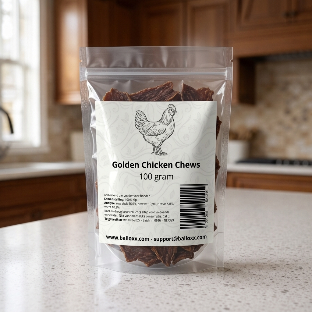 Golden Chicken Chews · 100 g