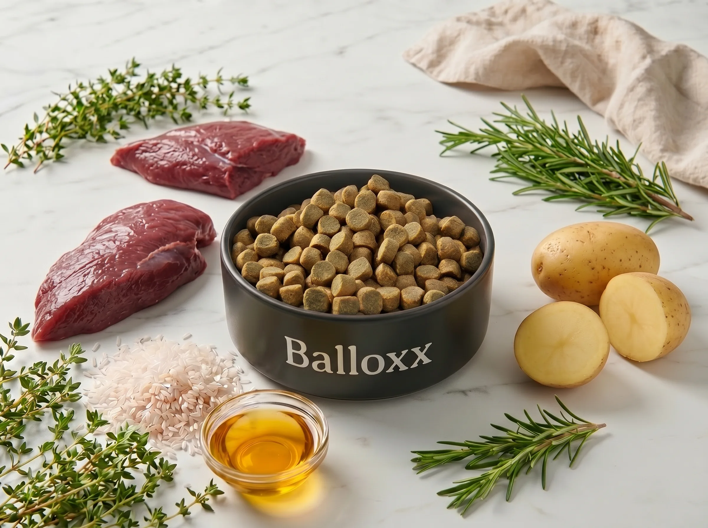 Venison & Potatoes. Brokken van dit recept